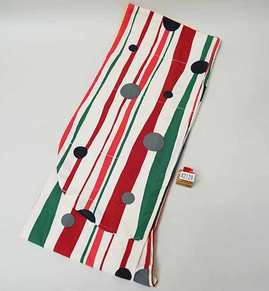  2 сяку рукав кимоно hakama полный комплект Junior для . исправление 135~150cmbon-ru сезон слоновая кость × красный × зеленый hakama модификация возможность новый товар ( АО ) дешево рисовое поле магазин NO42129-02