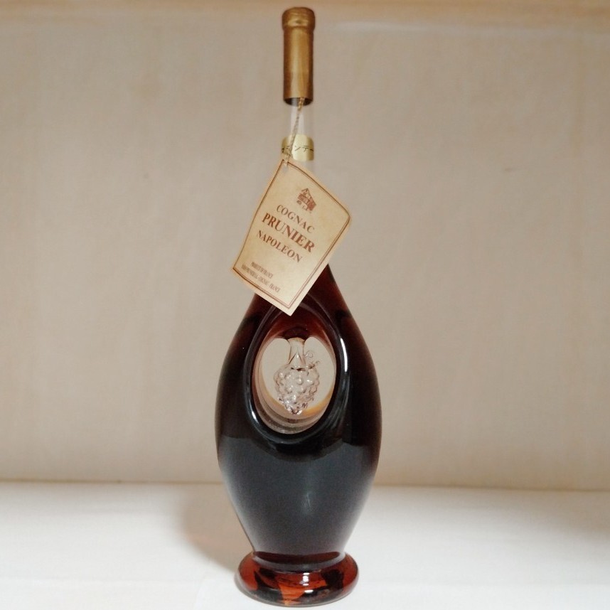 コニャック プルニエ ナポレオン 葡萄ボトル Cognac PRUNIER NAPOLEON ブランデー 500ml 40% 未開(kāi)栓 未開(kāi)封 古酒 ぶどう