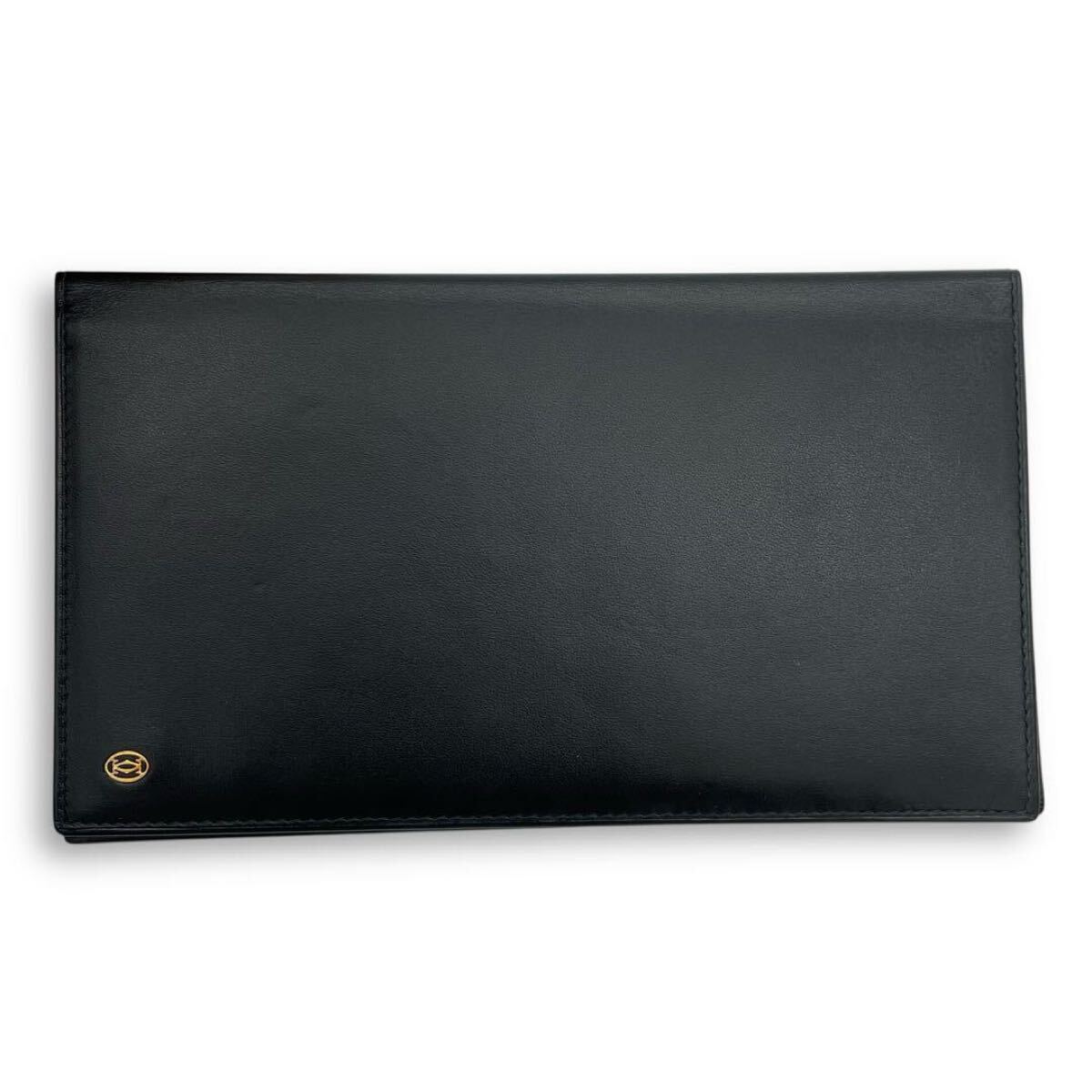 Cartier カルティエ 札入れ カードケース 長財布 パシャ 黒