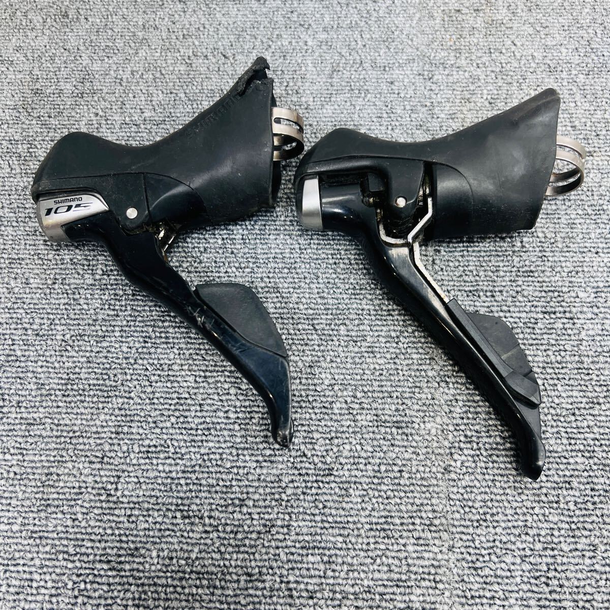 【250502-019】シマノ SHIMANO105 ST-5800 シフトレバー ディアルコントロールレバー　左右セット