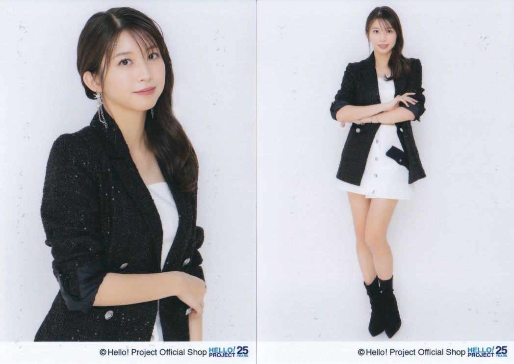 牧野真莉愛 生寫真“モーニング娘。ベストセレクション ～The 25周年～”発売記念パート2 2枚
