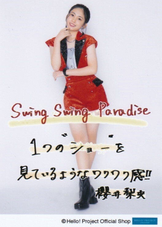 櫻井梨央 生寫(xiě)真“Swing Swing Paradise”発売記念パート2