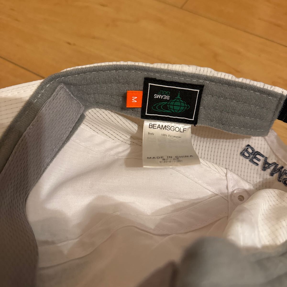 Beams Golf ビームルゴルフ ホワイトキャップ 白 M