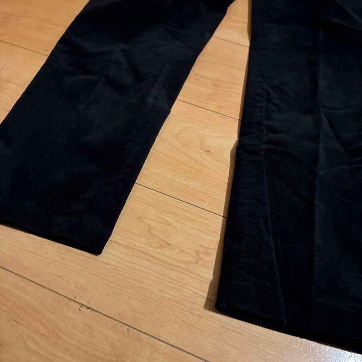 Eddie Bauer エディーバウアー コーディロイ スラックス パンツ メンズ アウトドア w86 秋冬用 ブラック_画像4