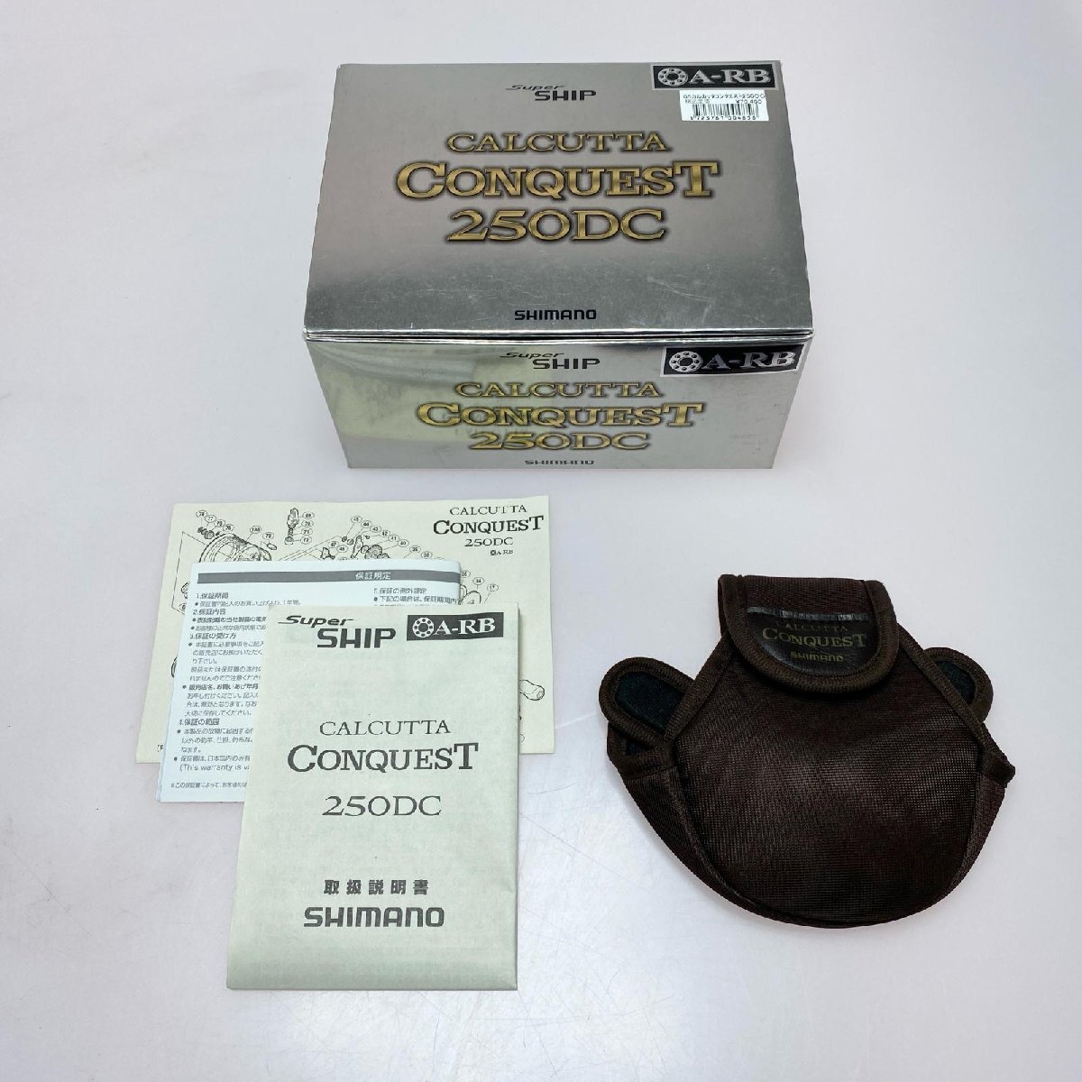 §§ SHIMANO シマノ 05カルカッタコンクエスト250DC 01876 ベイトリール 程度B やや傷や汚れあり_画像10