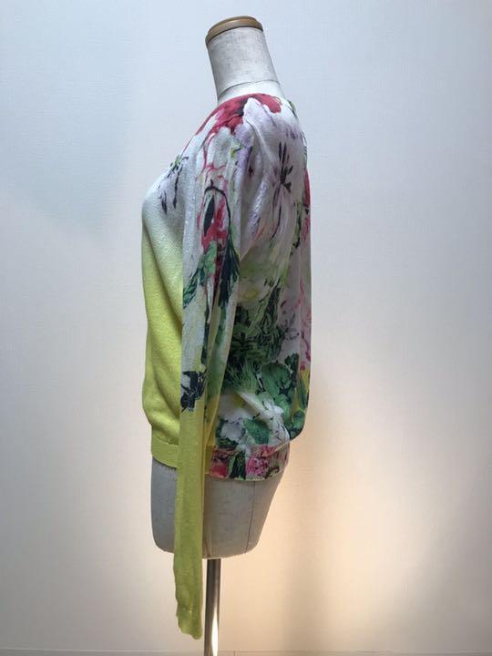 ジュニア?ゴルチエのス花柄　カーディガン　14號　インポート Junior GAULTIER　未使用