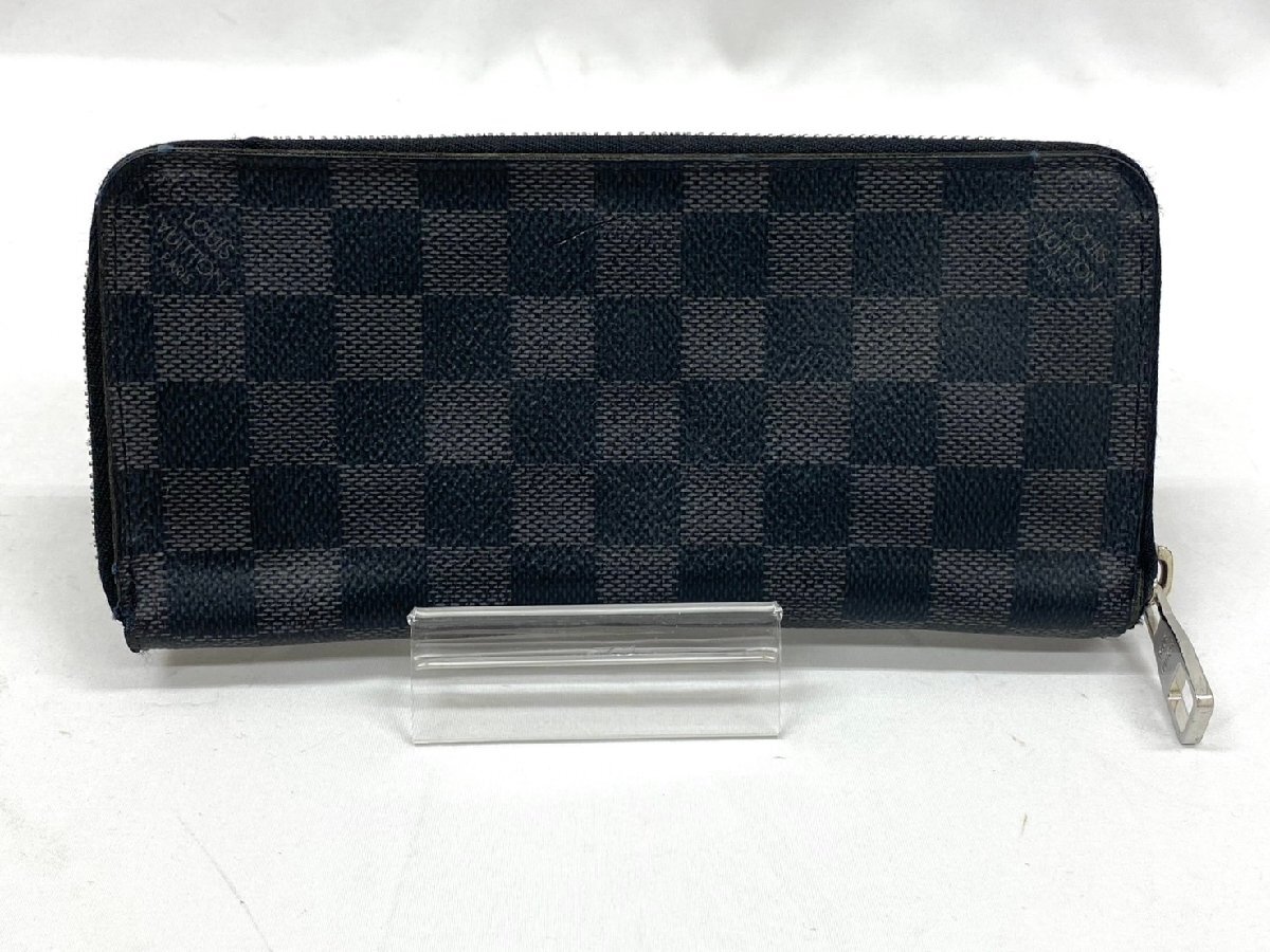◇◇LOUIS VUITTON ルイヴィトン ダミエ グラフィット ジッピーウォレット ヴェルティカル ラウンドファスナー 長(zhǎng)財(cái)布 ◇◇N63095