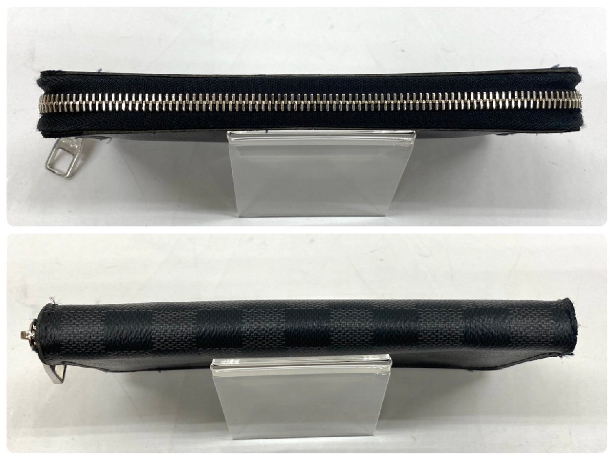 ◇◇LOUIS VUITTON ルイヴィトン ダミエ グラフィット ジッピーウォレット ヴェルティカル ラウンドファスナー 長(zhǎng)財(cái)布 ◇◇N63095