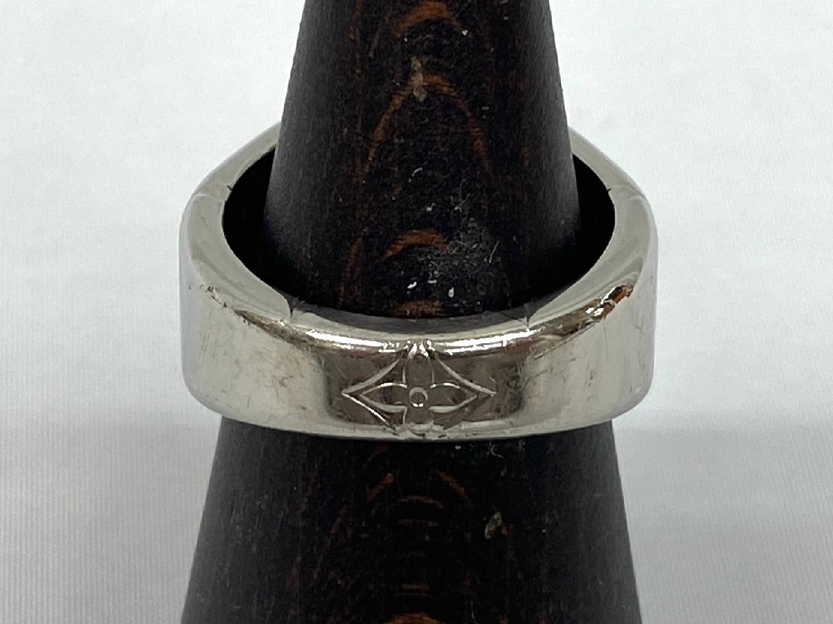 ◇◇LOUIS VUITTON ルイヴィトン モノグラム シグネットリング シルバーリング 19號(hào) メンズ 指輪 アクセサリー◇◇M62487