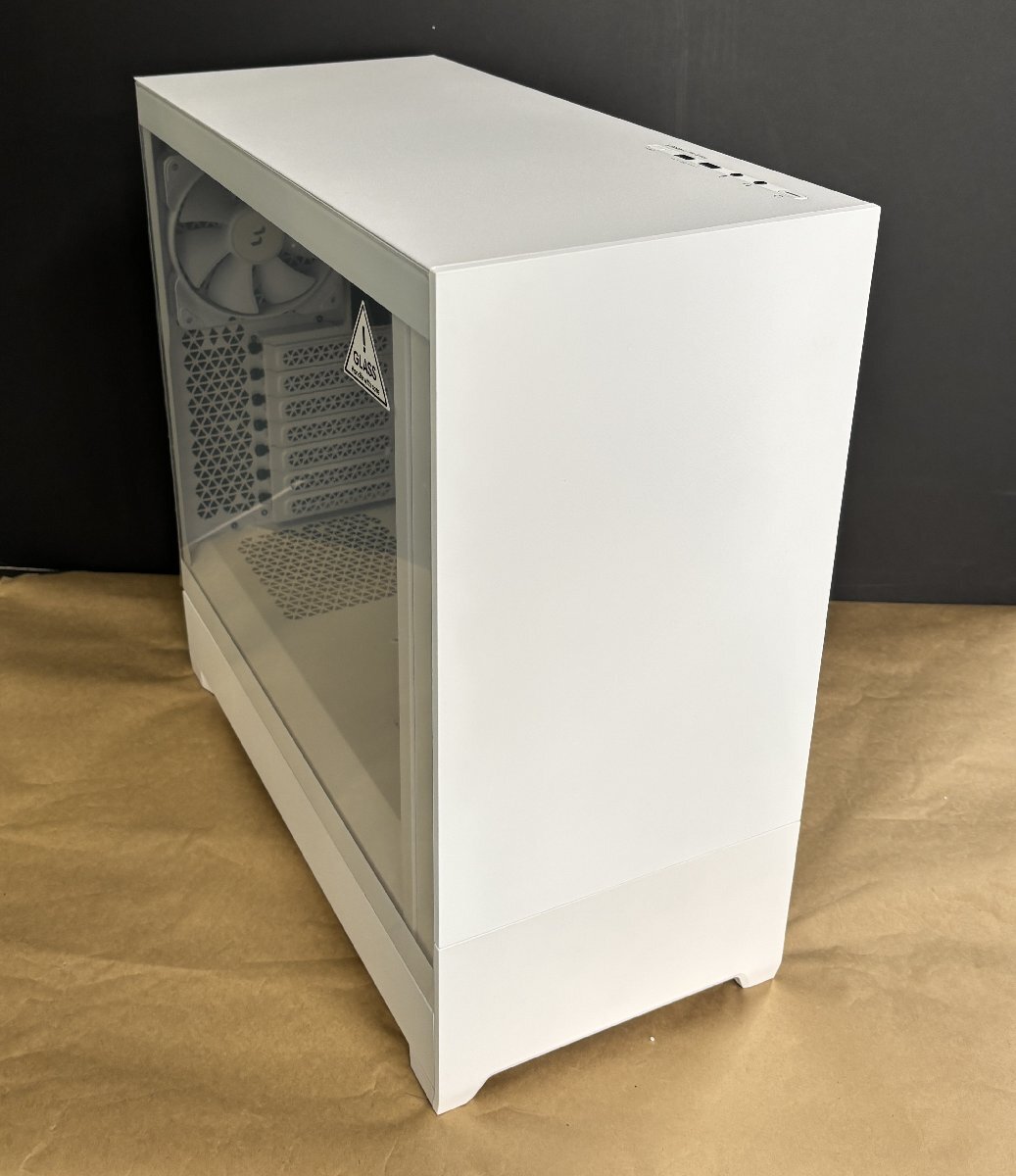 【サイコム】 Fractal Design Pop Silent White TG Clear Tint @Used@ s0506C