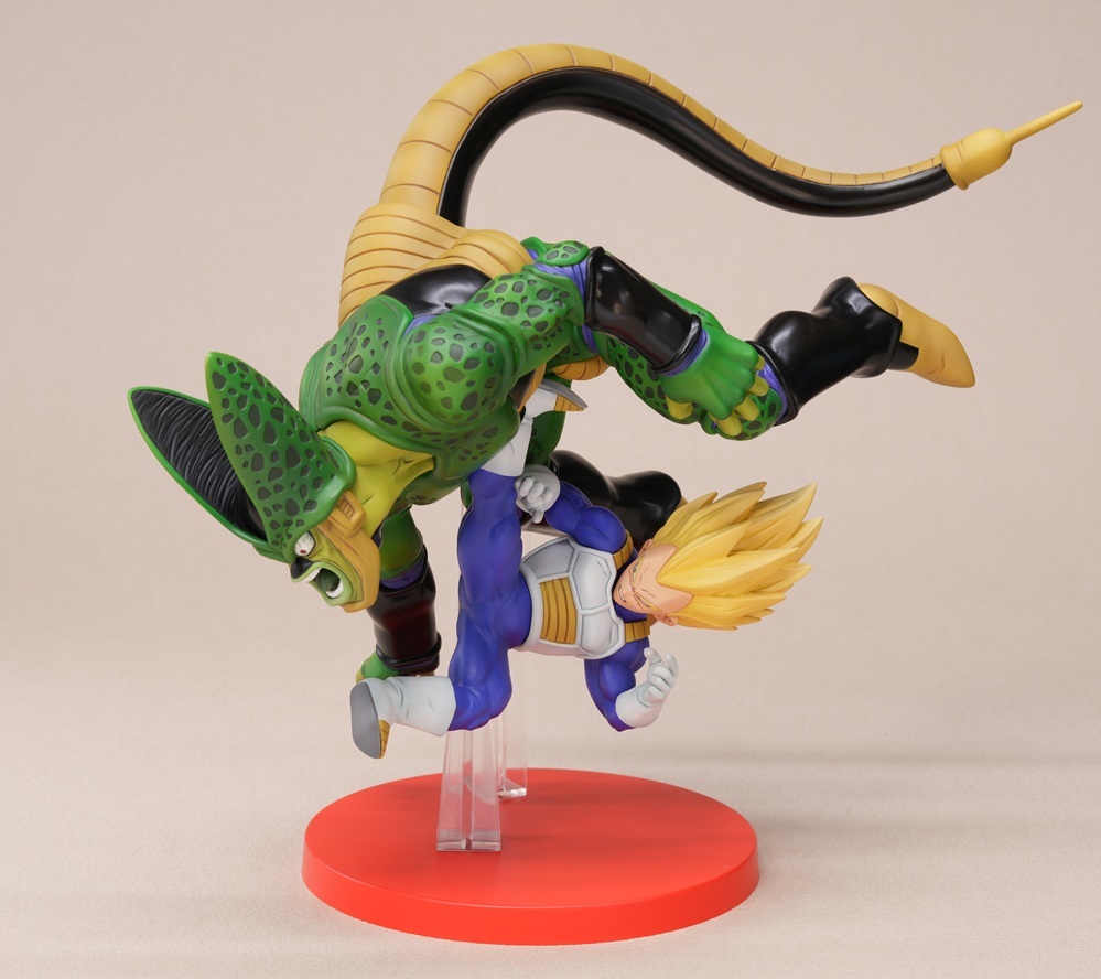 リペイント ドラゴンボール F賞 ベジータ フィギュア マスターライズ ベジータ セル フルリペイント 一番くじ ドラゴンボールZ DRAGON