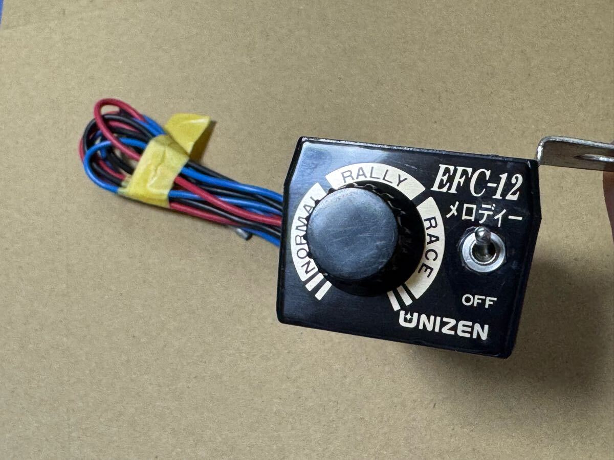 UNIZEN メロディーフラッシャー EFC-12 當(dāng)時物 舊車 80年代 ウインカーフラッシャーメロディア ハイフラッシャー ハイフラ リレー 激レア