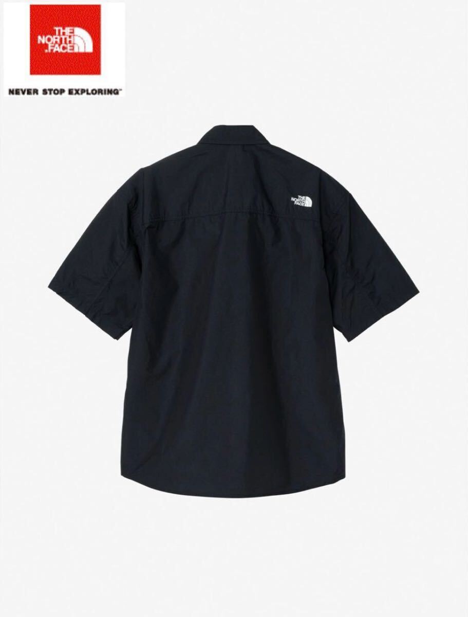 THE NORTH FACE S/S Nuptse Shirt Black ザノースフェイス ショートスリーブ ヌプシ シャツ（ユニセックス）ブラック／黒 NR22552-K／L