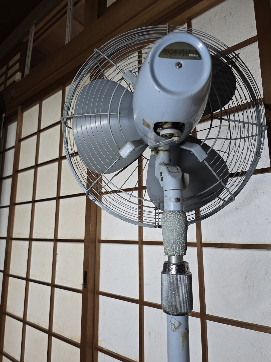 昭和レトロ 富士電機 扇風機 大型 アンティーク レトロ扇風機