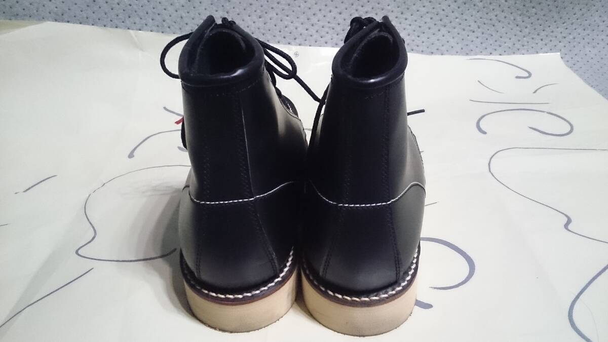 中古/著用少 綺麗目 CEDAR CREST セダークレスト GW871 本革 レザー ワーク ブーツ シューズ アイリッシュセッター 靴 黒 6.5 24.5㎝位