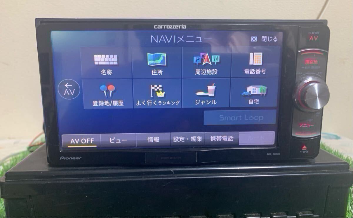 CARROZZERIA◆メモリーナビゲーション◆AVIC-RW900◆地図データ 2020年◆DVD◆DTV◆ SD◆USB◆iPod ブルートゥース_画像4