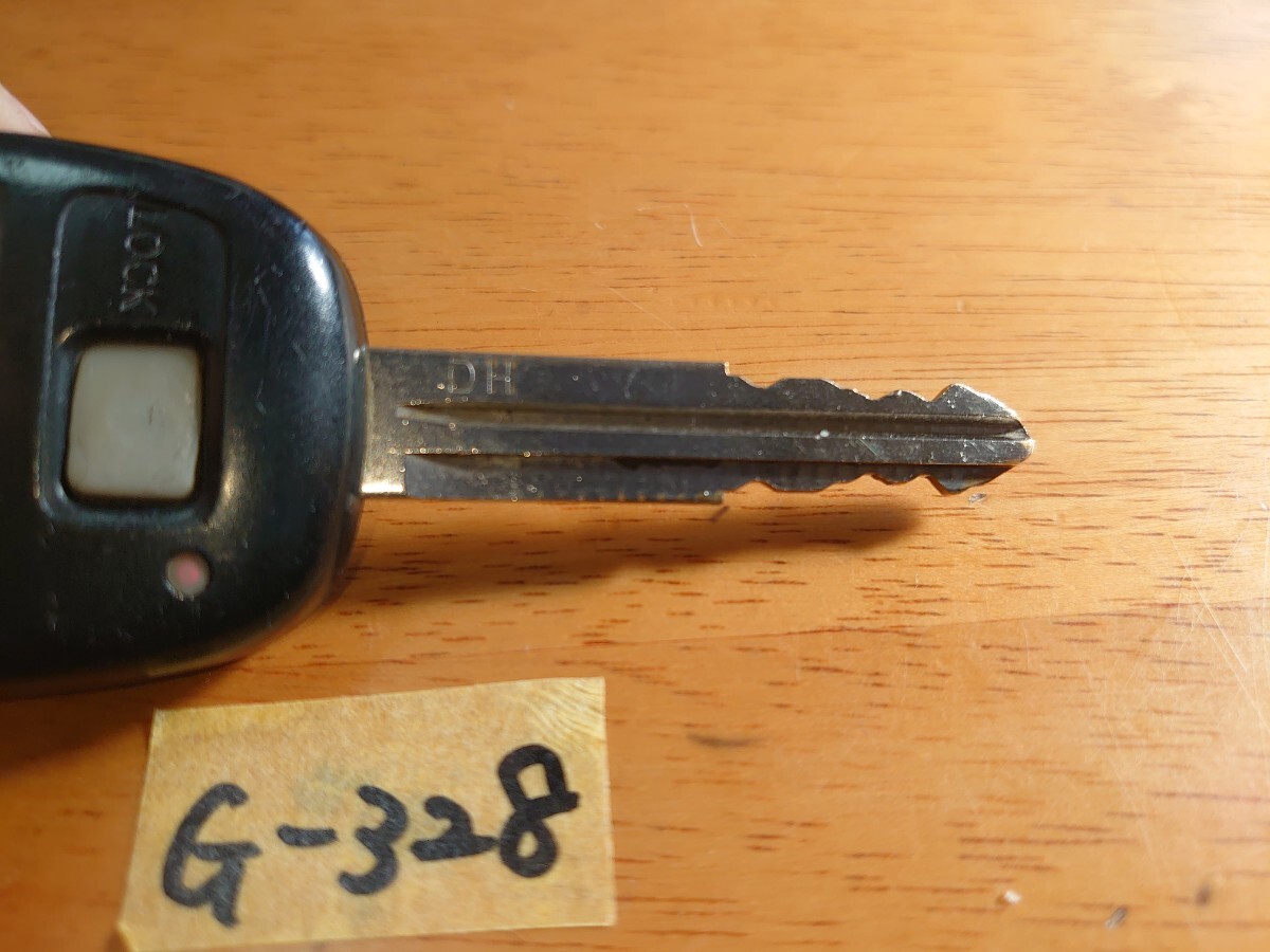 G-328 ダイハツ DAIHATSU 純正 キーレス 2ボタン【基盤/黒枠】アトレー /ミラジーノ/ムーブラテ 等 追跡あり?匿名配送