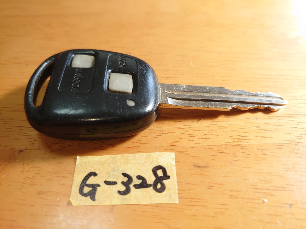 G-328 ダイハツ DAIHATSU 純正 キーレス 2ボタン【基盤/黒枠】アトレー /ミラジーノ/ムーブラテ 等 追跡あり?匿名配送
