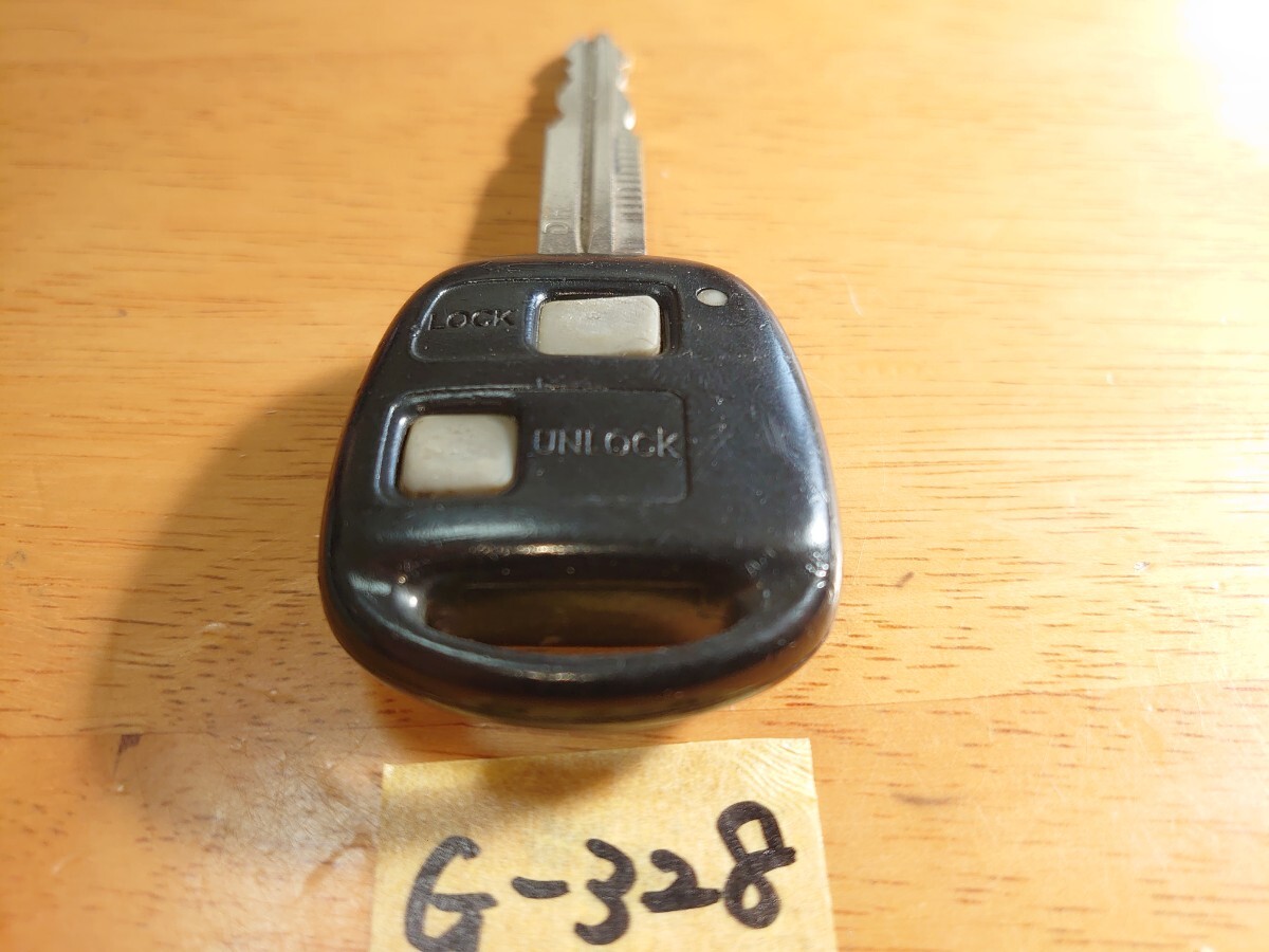 G-328 ダイハツ DAIHATSU 純正 キーレス 2ボタン【基盤/黒枠】アトレー /ミラジーノ/ムーブラテ 等 追跡あり?匿名配送