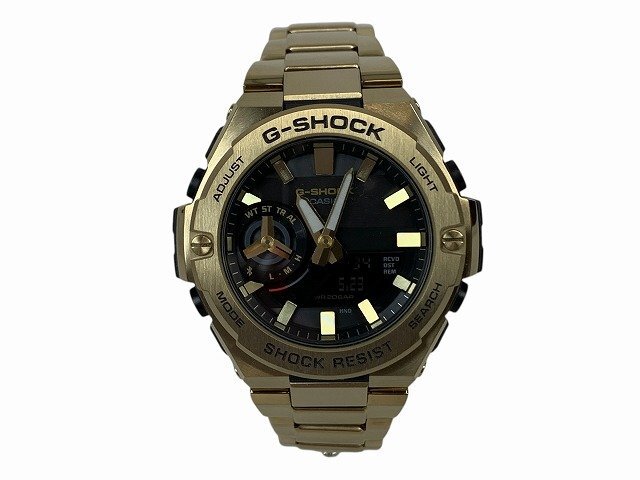 CASIO / Casio G-SHOCK GST-B500 солнечные радиоволны кварц наручные часы metal ремень мужской циферблат черный 