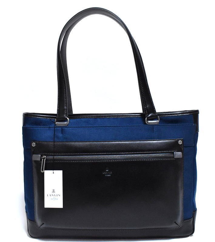【定価3萬5200円】新品 LANVIN en Bleu【テック】トートバッグ 525501 13.3インチPC対応 ランバンオンブルー IKETEI イケテイ ビジネス