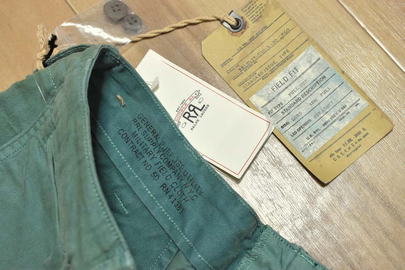 【送料無(wú)料】新品 RRL FIELD CHINO FULL LENGTH STRAIGHT W30×L30 ダブルアールエル フィールド チノ パンツ