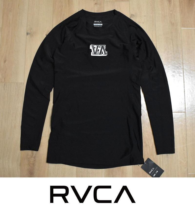 【送料無料】新品 RVCA ルーカ ラッシュガード S BB041-892 水著 プール 海水浴 ★