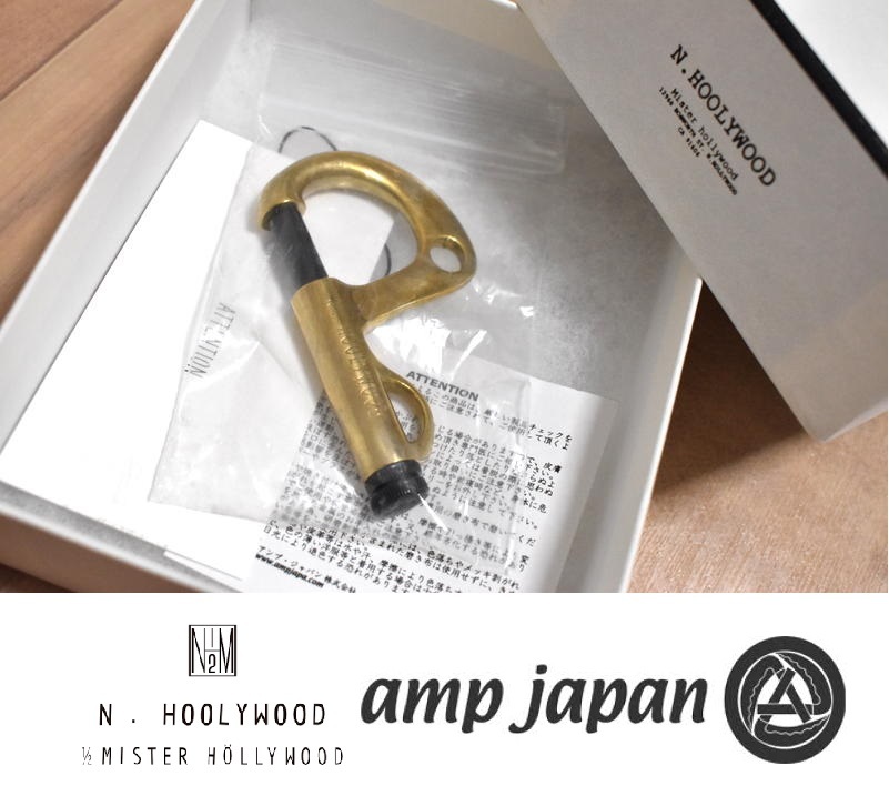 [ бесплатная доставка ] новый товар N.HOOLYWOOD × ampjapan брелок для ключа ( большой ) Gold en Hollywood усилитель Japan 
