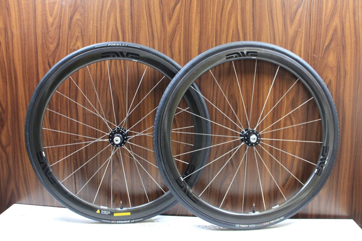 ○ENVE エンヴィ SES 3.4 GEN2 リム GOKISO ゴキソ クライマーハブ シマノ 11/12s対応 クリンチャー カーボンホイールセット 難あり