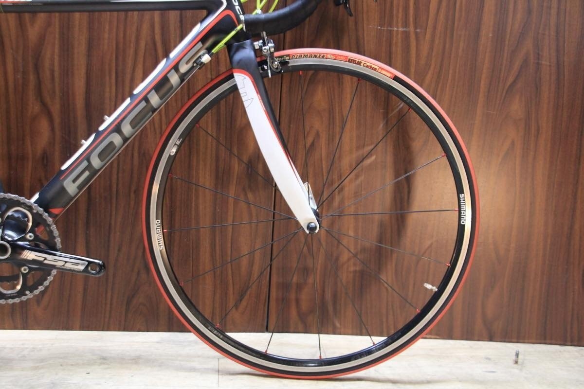■FOCUS CAYO 3.0 フォーカス フルカーボン SRAM FORCE 2X10S SHIMANO WH-RS10 サイズXS 2011年モデル