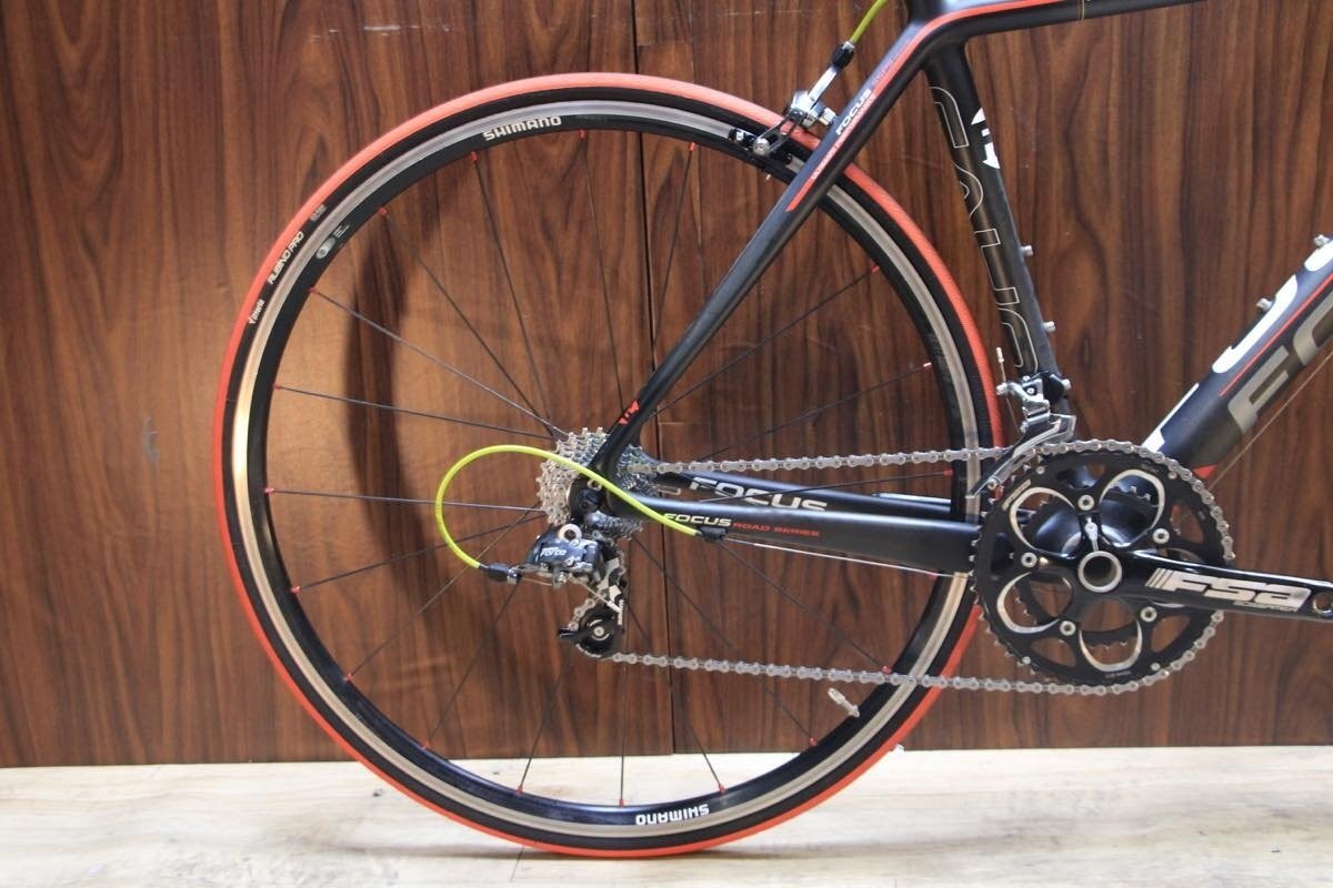 ■FOCUS CAYO 3.0 フォーカス フルカーボン SRAM FORCE 2X10S SHIMANO WH-RS10 サイズXS 2011年モデル