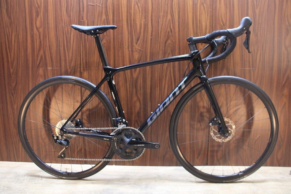■GIANT TCR ADVANCED 2 DISC KOM ジャイアント フルカーボン SHIMANO 105 R7020 2X11S サイズM 2023年モデル 美品