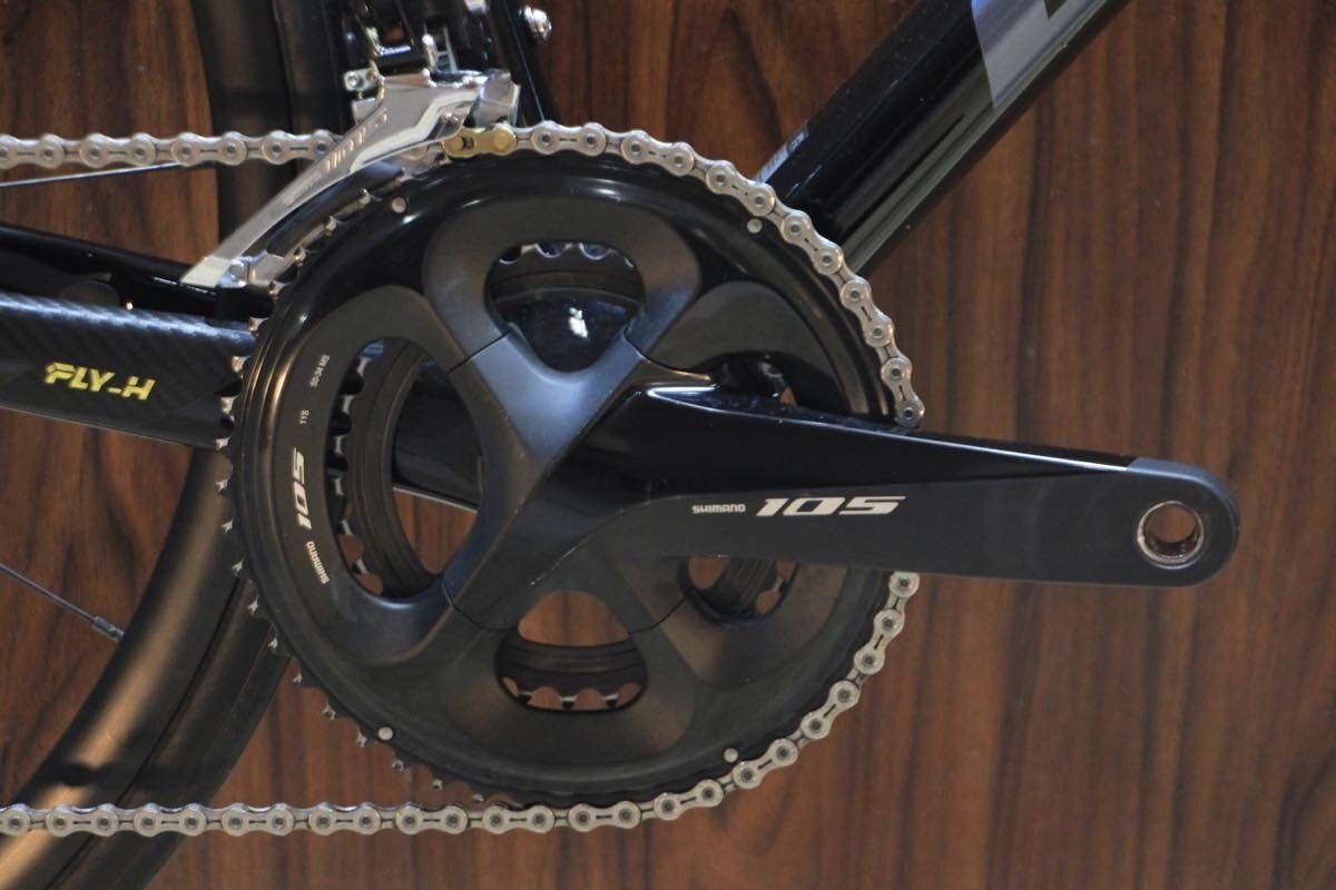 ■GIANT TCR ADVANCED 2 DISC KOM ジャイアント フルカーボン SHIMANO 105 R7020 2X11S サイズM 2023年モデル 美品