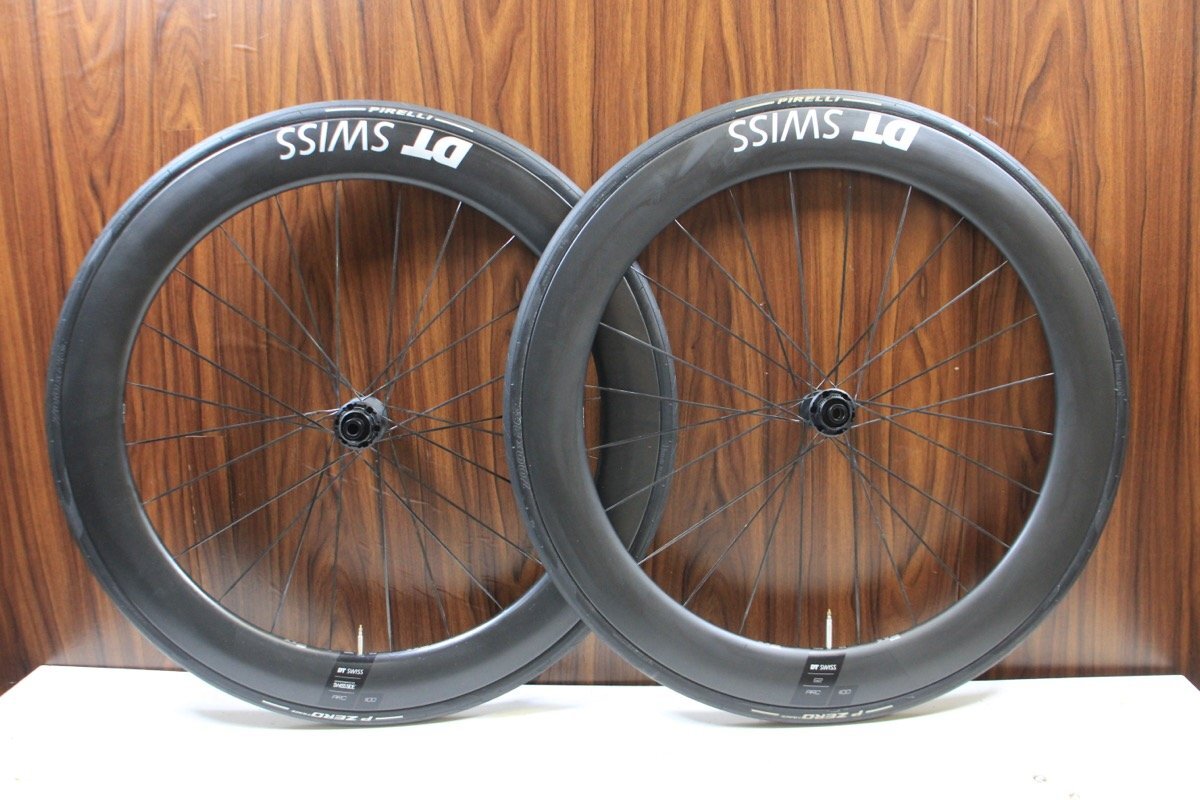 ○DT SWISS ARC 1100 DICUT DB 62 シマノフリー 11/12s対応 クリンチャー チューブレス カーボンホイールセット