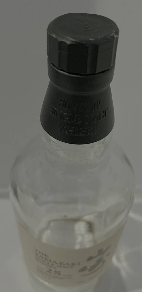 サントリー 山崎 25年 空瓶 suntory ウィスキー 未洗浄(日本