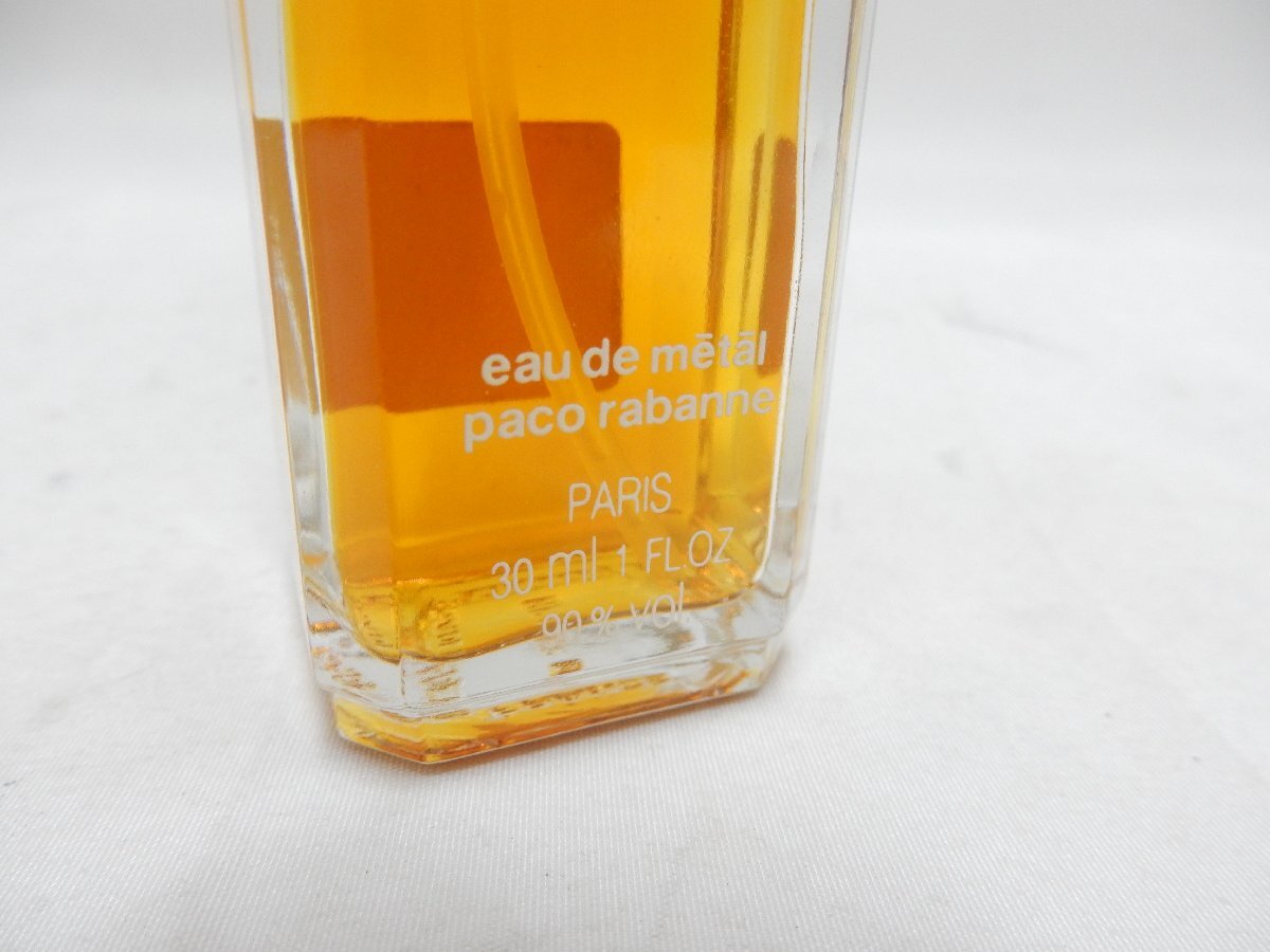 PACO RABANNE パコ ラバンヌ オード メタル EDT 30ml 香水 レディース USED /2505D_画像3
