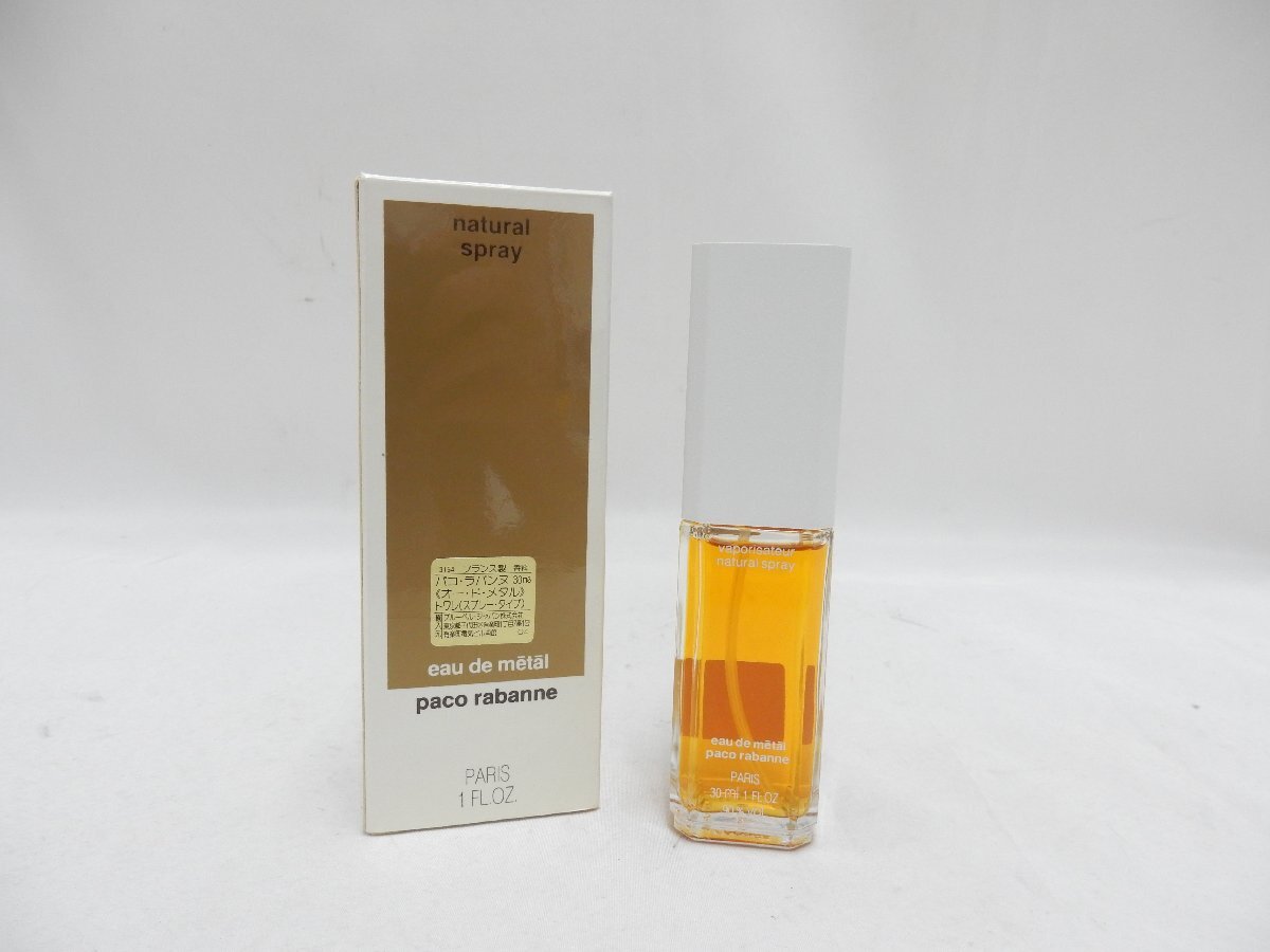 PACO RABANNE パコ ラバンヌ オード メタル EDT 30ml 香水 レディース USED /2505D_画像1