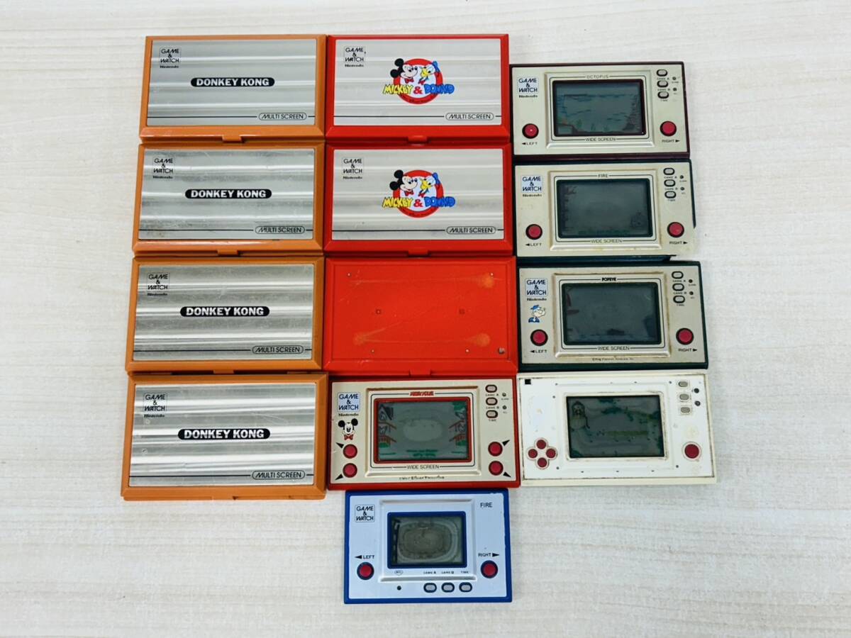 Nintendo GAME&WATCH ニンテンドー ゲームウォッチ 本体 13台