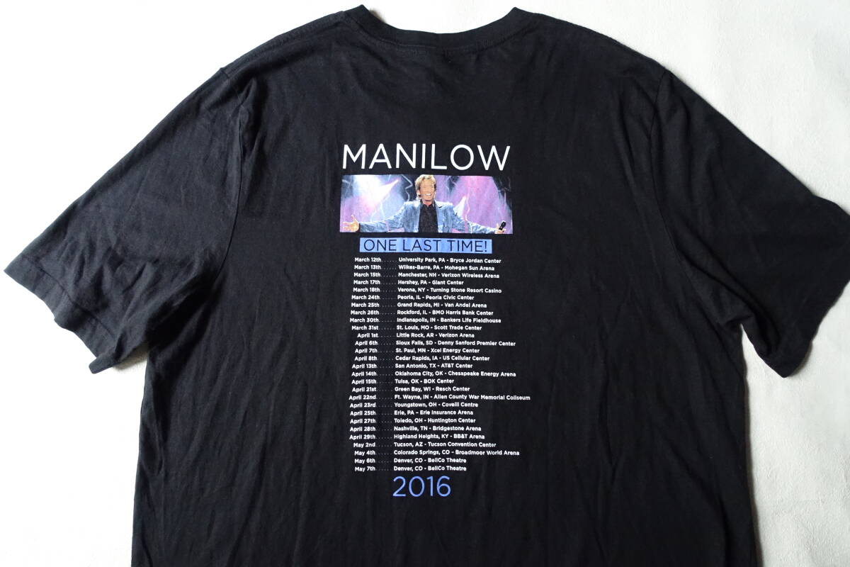 Barry Manilow ONE LAST TIME 2016 Tシャツ 2XL ☆バリー・マニロウ_画像8
