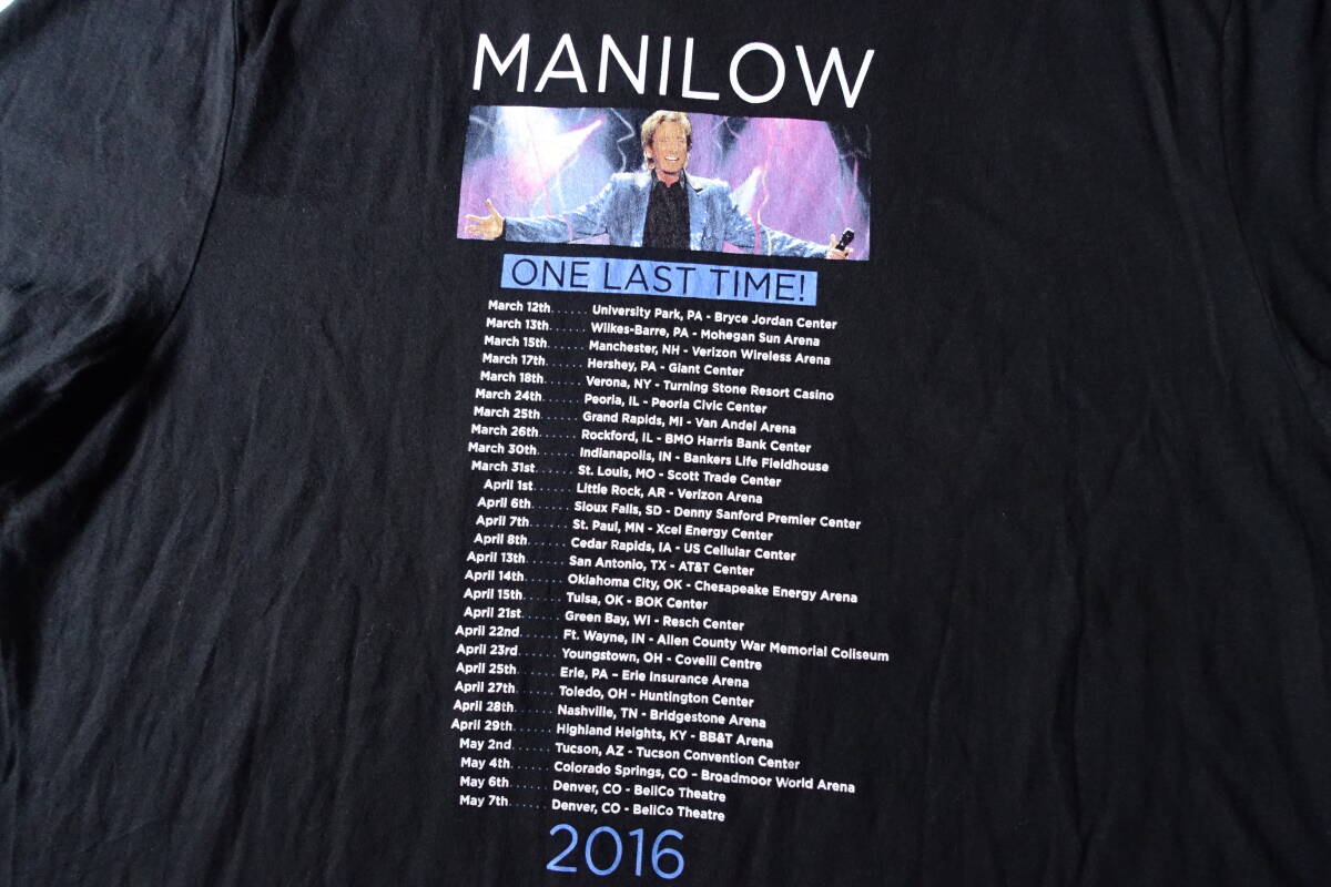 Barry Manilow ONE LAST TIME 2016 Tシャツ 2XL ☆バリー・マニロウ_画像9