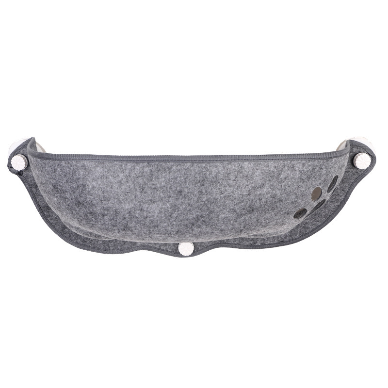 新入荷未使用 貓 ベッド ハンモック　吸盤タイプ ネコ窓 貓日光浴 キャット 室內(nèi)用 グレーお色選択可
