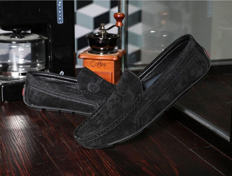 人気品デッキシューズ メンズスエードドライビングシューズ スリッポンローファーモカシン PUレザーシューズ 紳士靴シューズ24cm~28.5cm