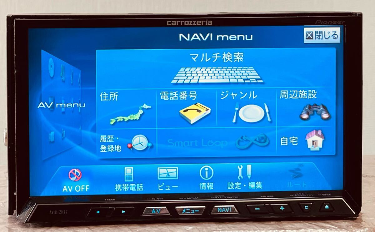 Pioneer Carozzeria AVIC-ZH77 Memory Navi * карта данные -2012 год производства *A-313