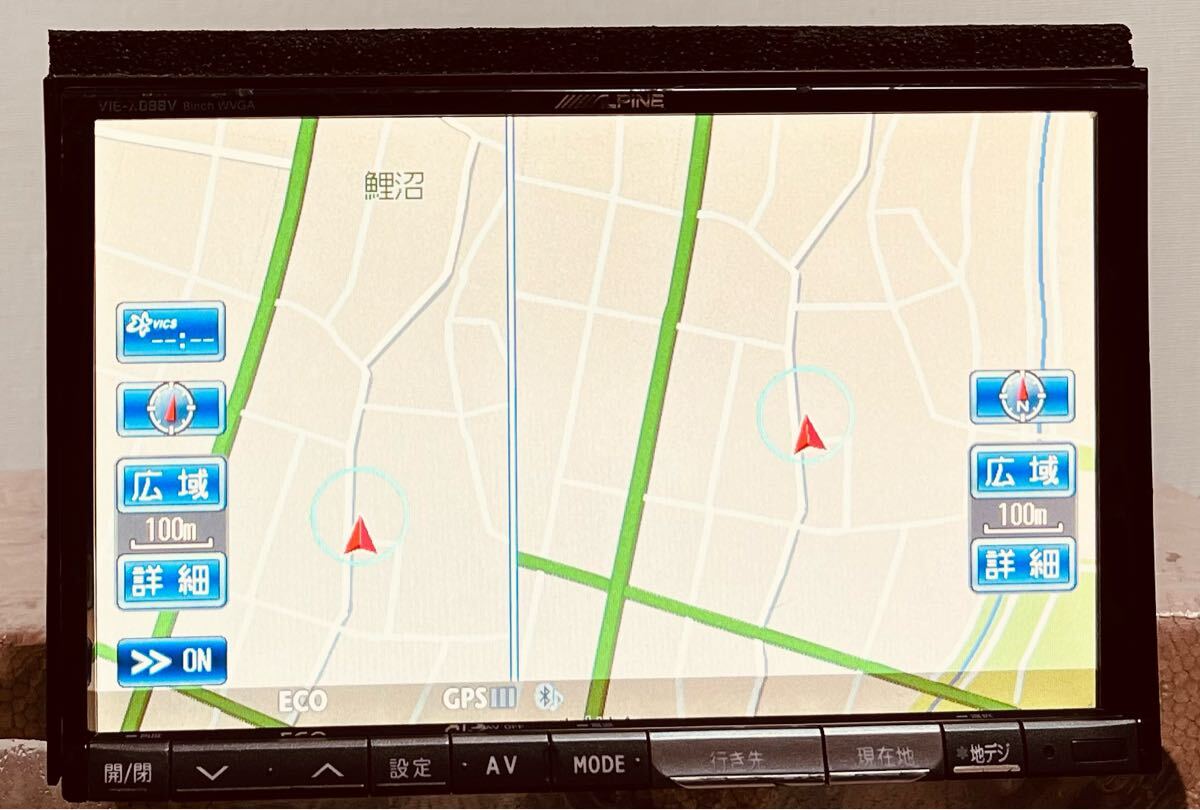 ALPINE アルパイン VIE-X088V カーナビ ★ 地図カ-ド: 2013★ A-320