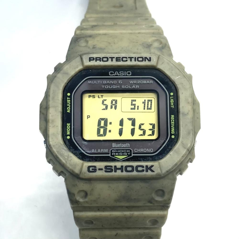 【中古】CASIO G-SHOCK GW-B5600SL-5JF 電波ソーラー モバイルリンク カモフラ[240019493745]