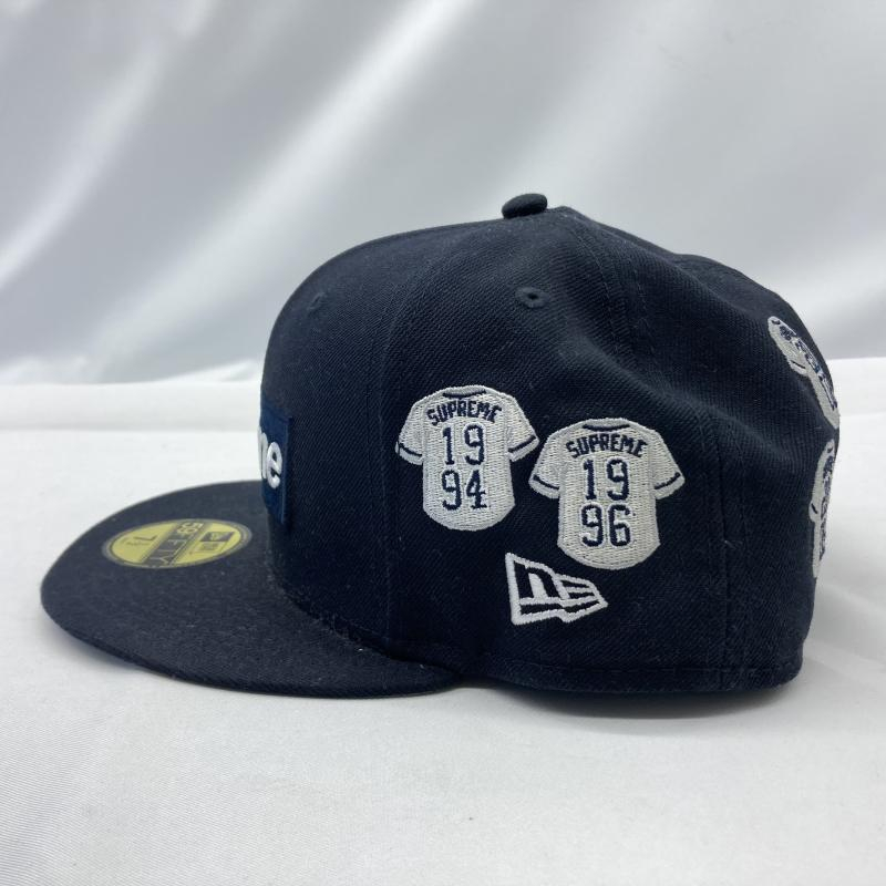 【中古】SUPREME 24FW Jerseys Box Logo Cap ジャージースボックスロゴキャップ ネイビー[240019485046]