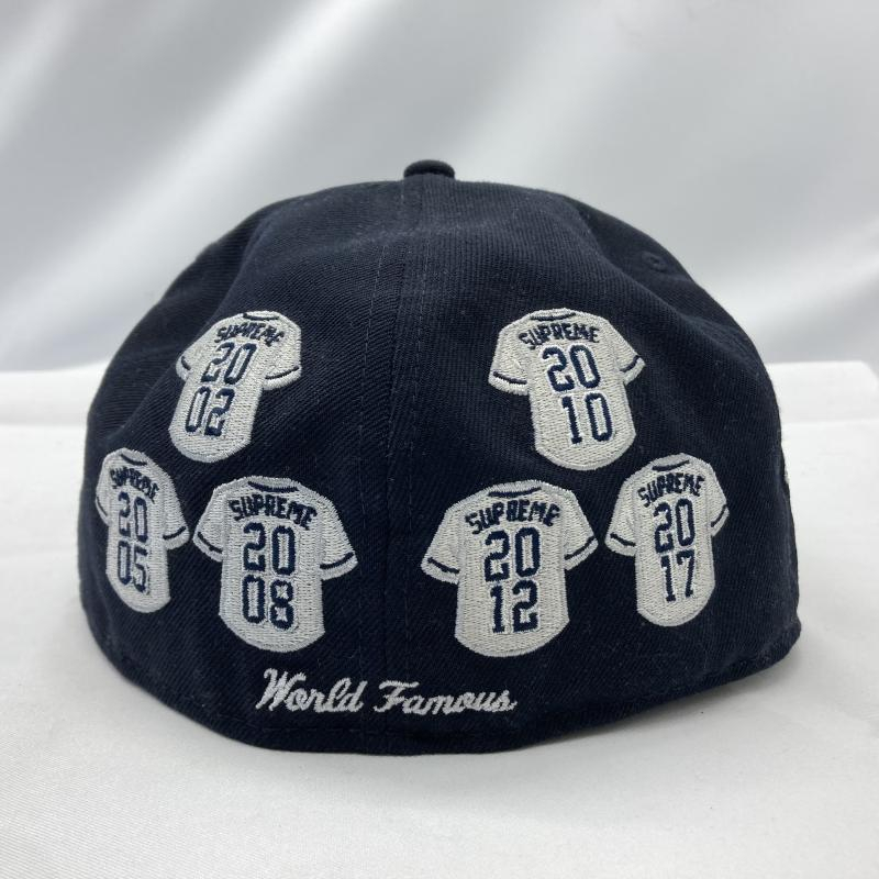 【中古】SUPREME 24FW Jerseys Box Logo Cap ジャージースボックスロゴキャップ ネイビー[240019485046]