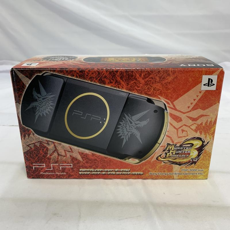 【中古】本体）未使用)PSP-3000MHB モンスターハンターポータブル 3rd ハンターズモデル ゲーム機本体[240019495720]_画像1