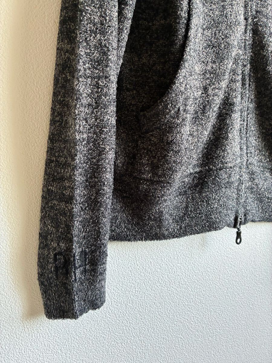 Ron Herman ロンハーマン RHC × ベアフットドリームス BAREFOOT DREAMS RHC刺繍 パイルzip-up パーカー フーディー 起毛 ボア ニット M