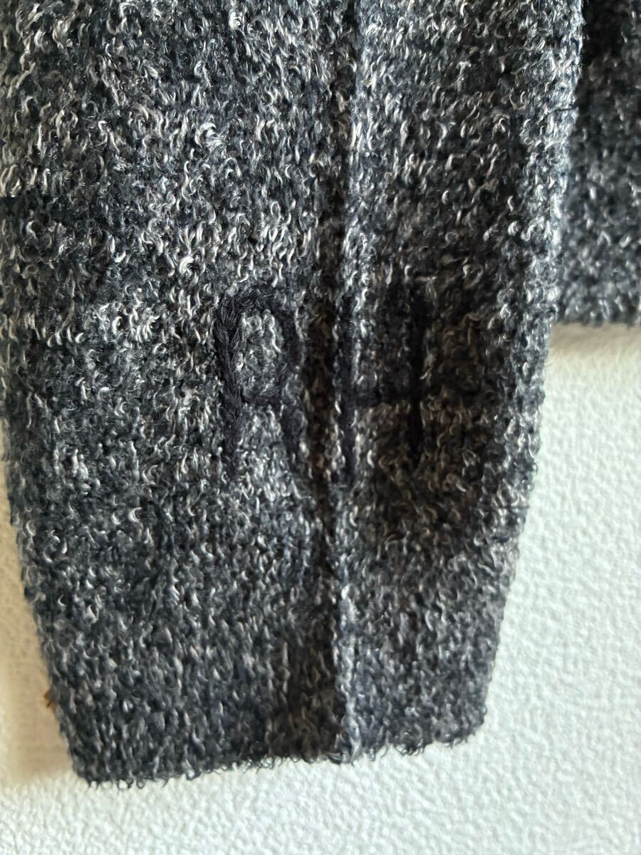 Ron Herman ロンハーマン RHC × ベアフットドリームス BAREFOOT DREAMS RHC刺繍 パイルzip-up パーカー フーディー 起毛 ボア ニット M